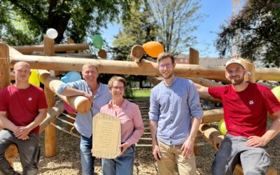 Richtfest für unseren neuen Spielplatz!