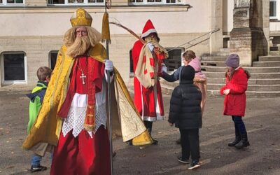 Der Nikolaus zu Besuch